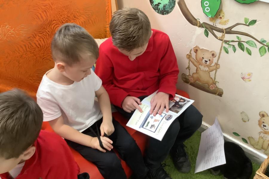 Daily reading in reception. | Broadbent Fold Nursery & Primary School